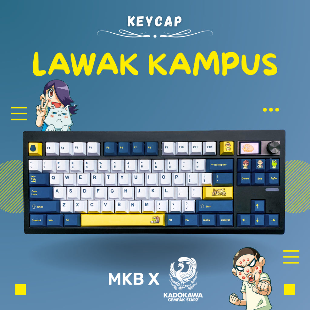 MKB x Lawak Kampus PBT Keycap Set