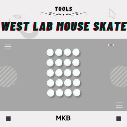 West Lab Dots Universal Mouse Skates