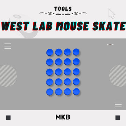 West Lab Dots Universal Mouse Skates