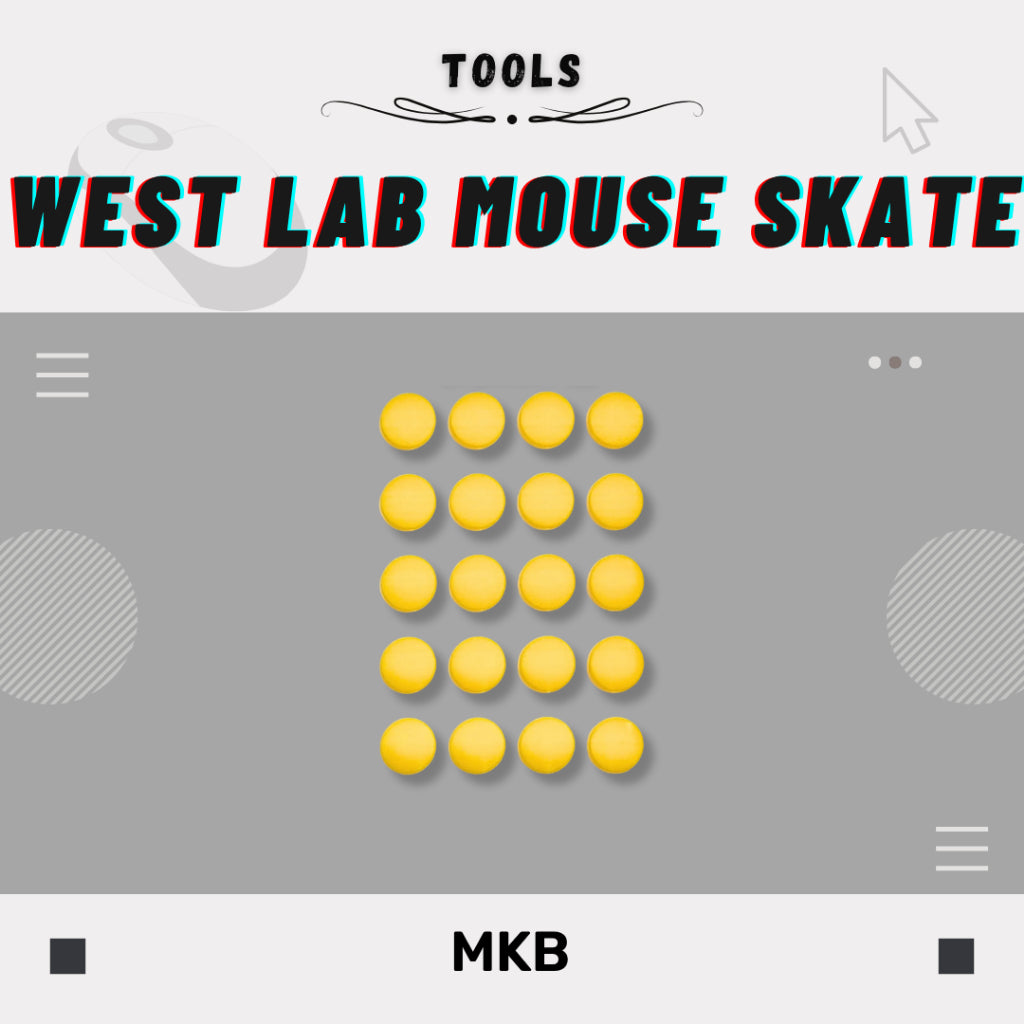 West Lab Dots Universal Mouse Skates