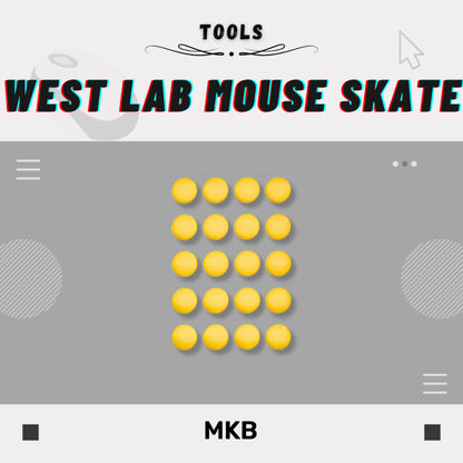 West Lab Dots Universal Mouse Skates