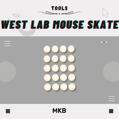 West Lab Dots Universal Mouse Skates
