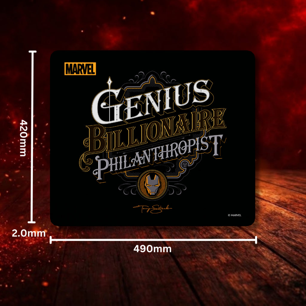 MKB Marvel Iron Man Glass Mousepad