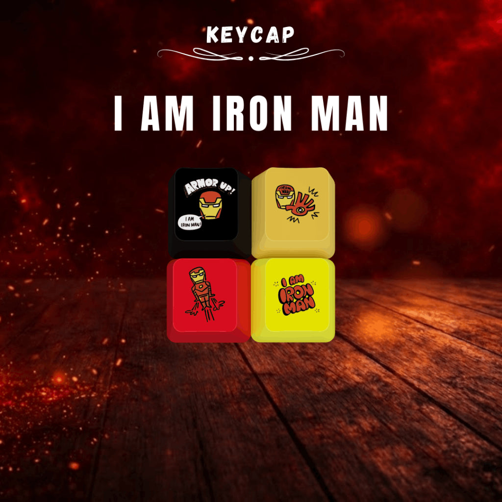 MKB Marvel Iron Man R4 Keycap Set