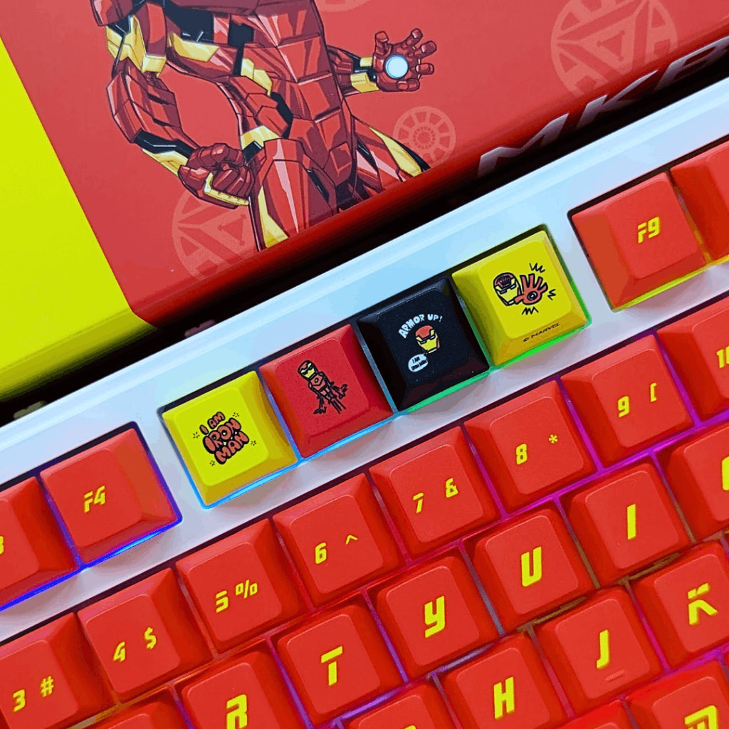 MKB Marvel Iron Man R4 Keycap Set