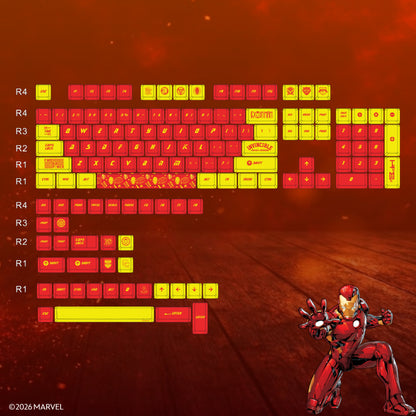 MKB Marvel Iron Man Keycap Set