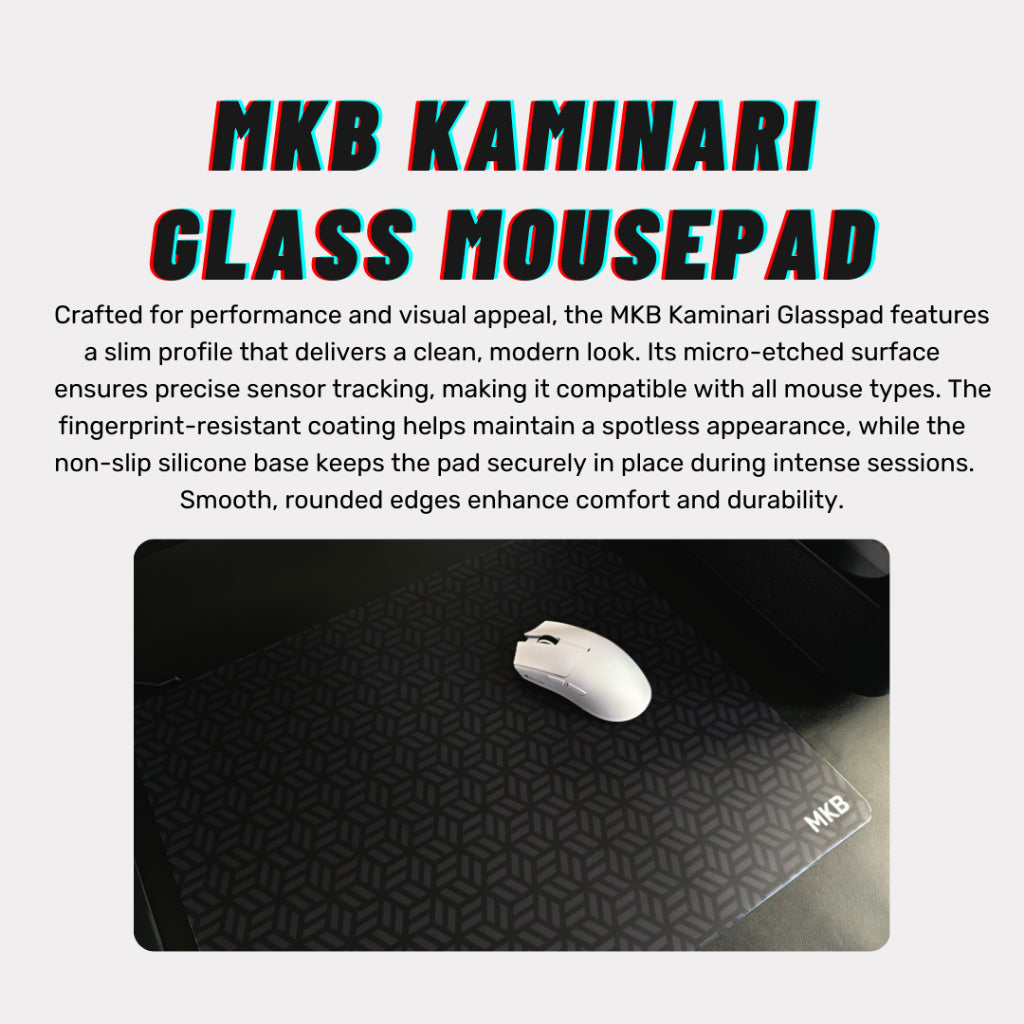 MKB Kaminari Glass Mousepad