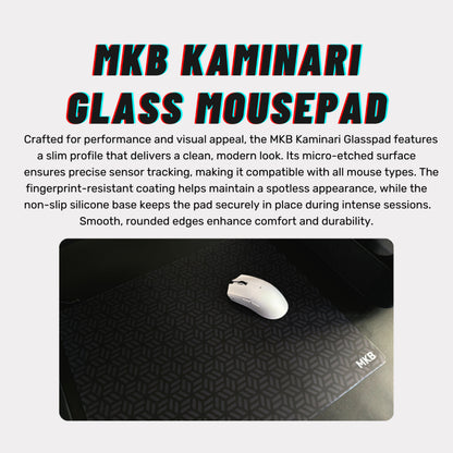 MKB Kaminari Glass Mousepad