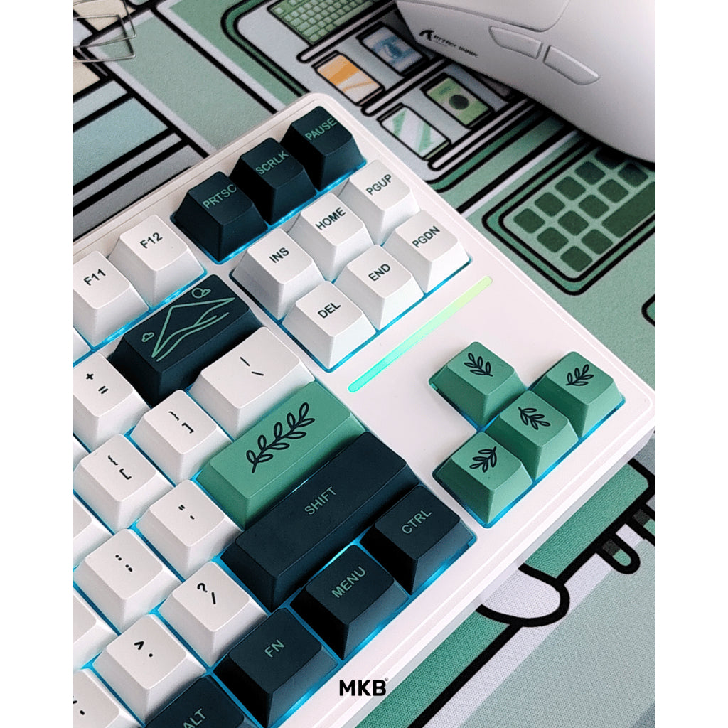 MKB GMK80 Full Build Keyboard - Rainforest