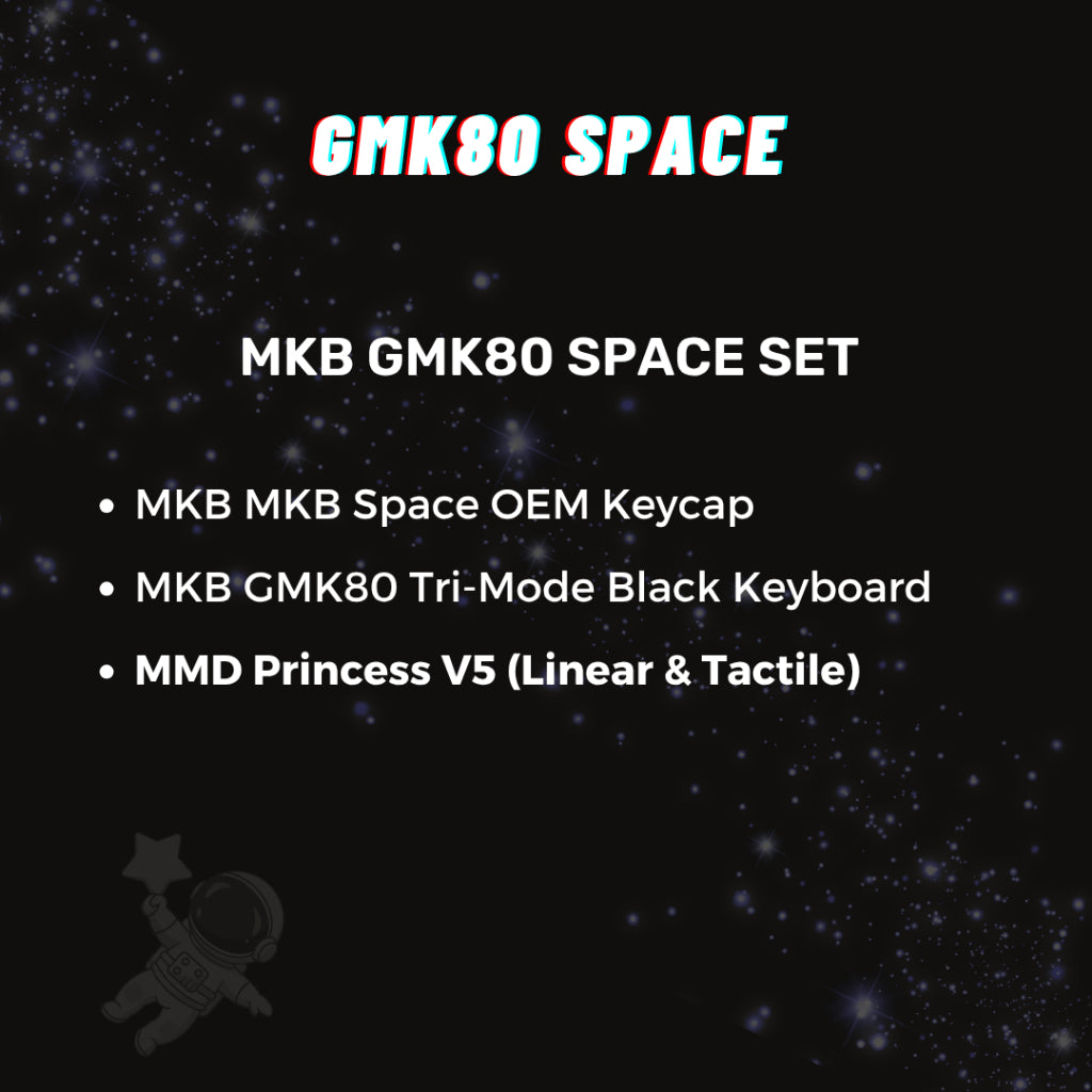 MKB GMK80 Full Build Keyboard - Space