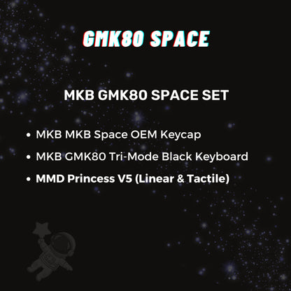 MKB GMK80 Full Build Keyboard - Space