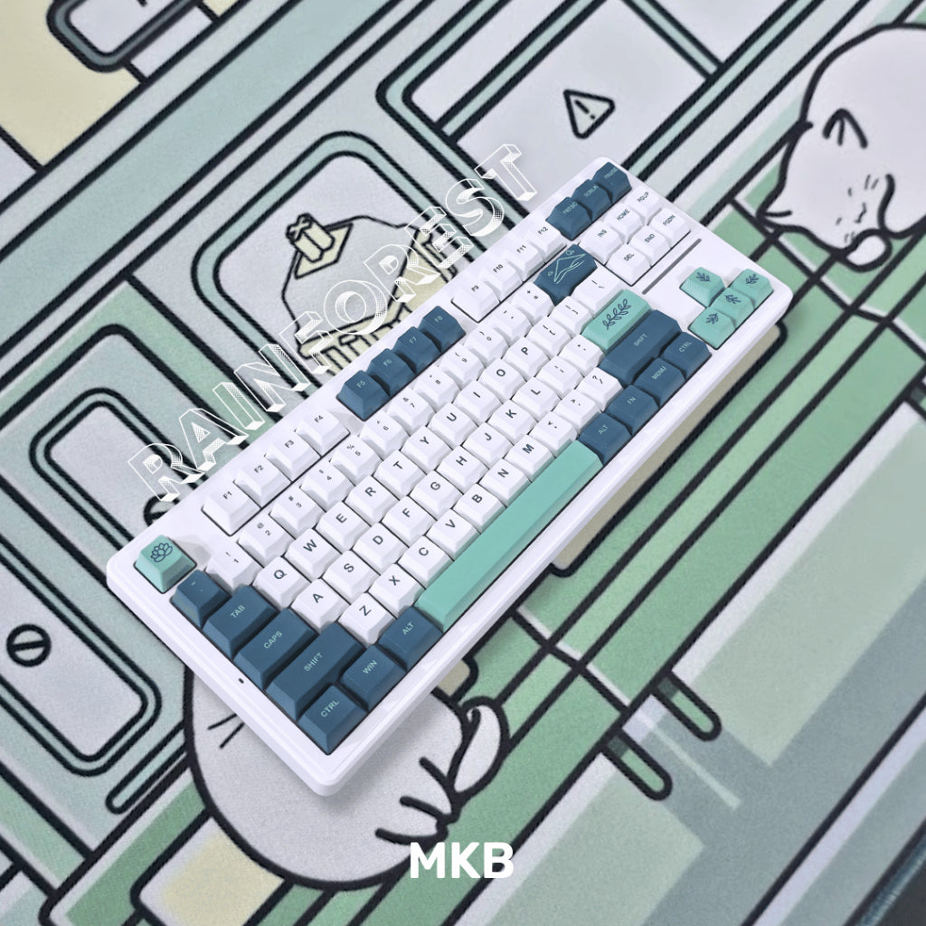 MKB GMK80 Full Build Keyboard - Rainforest