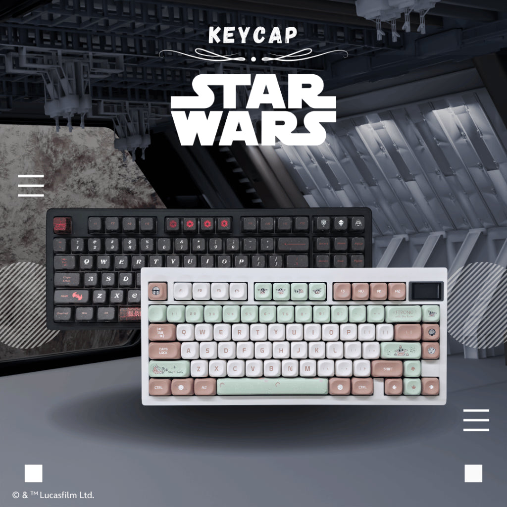 MKB Star Wars Keycap Set - Grogu / Darth Vader