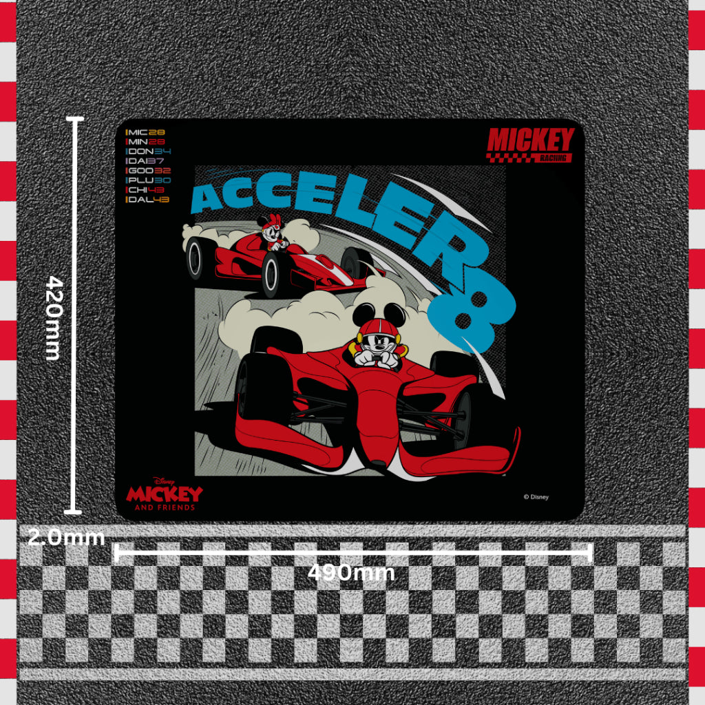 MKB Disney Mickey F1 Glass Mousepad