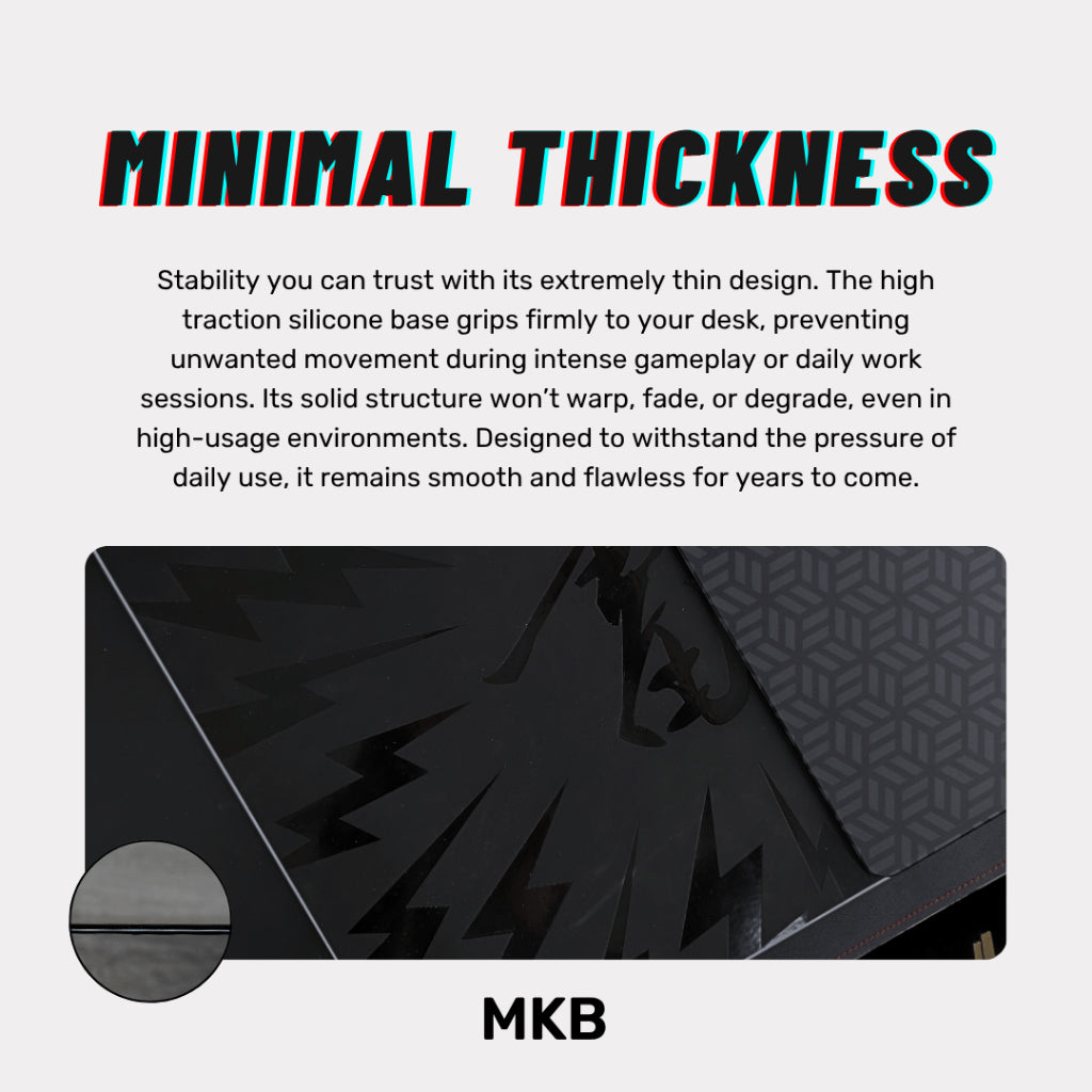 MKB Disney Mickey F1 Glass Mousepad