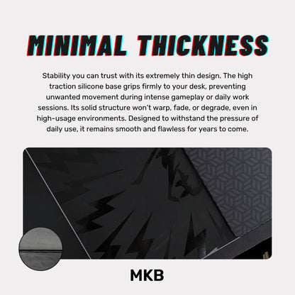 MKB Disney Mickey F1 Glass Mousepad