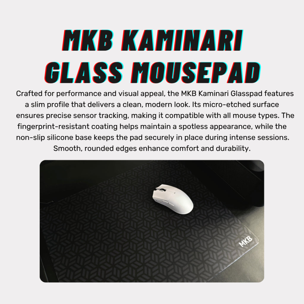 MKB Disney Mickey F1 Glass Mousepad