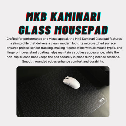 MKB Disney Mickey F1 Glass Mousepad