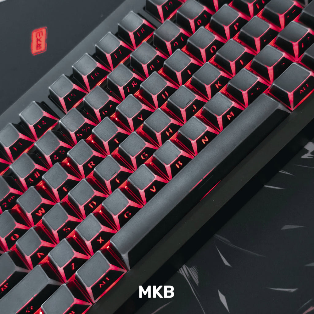 Light Shadow PBT Shine Through Side Legend Keycap