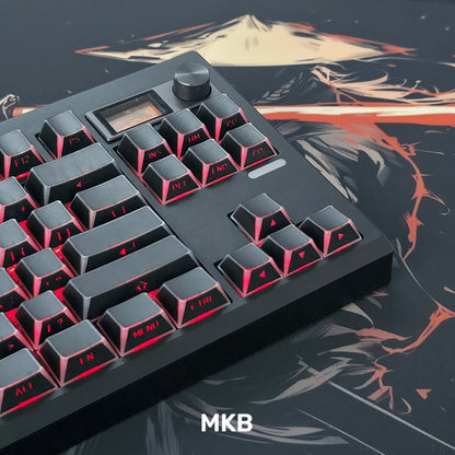 Light Shadow PBT Shine Through Side Legend Keycap