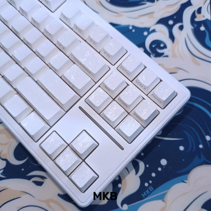 Carbon Fibre PBT / PC Shine Through Keycap Set