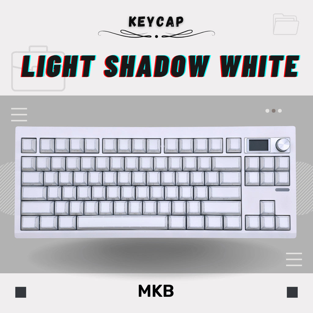 Light Shadow PBT Shine Through Side Legend Keycap