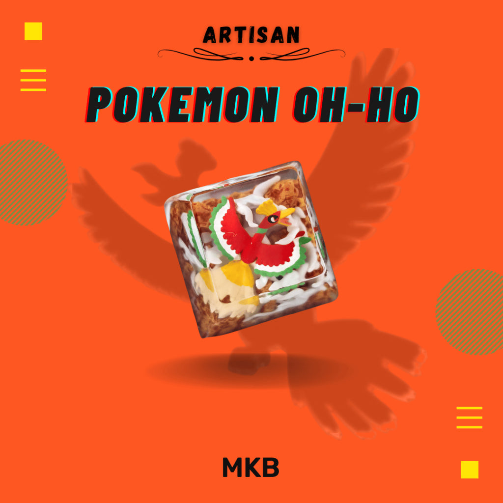 Artisan Pokemon Keycap -Ho Oh