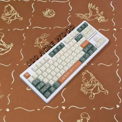 MKB Winnie The Pooh GMK75 & 80 Full Build Keyboard
