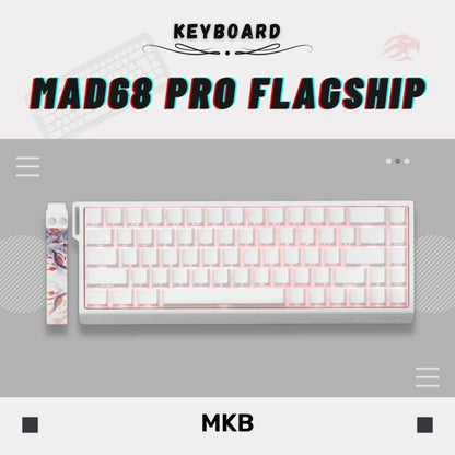 Madlions MAD60/MAD68 HE 8000Hz Polling Rate Adjustable Actuation Rapid Trigger Hall Effect Magnetic Full Build Keyboard