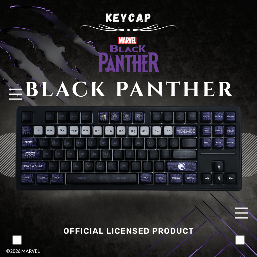 MKB Marvel Black Panther Keycap Set