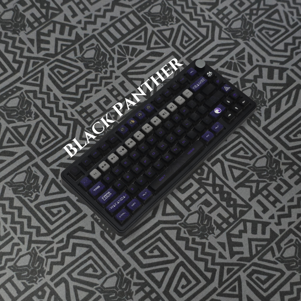 MKB Marvel Black Panther GMK75/GMK80 Full Build Keyboard