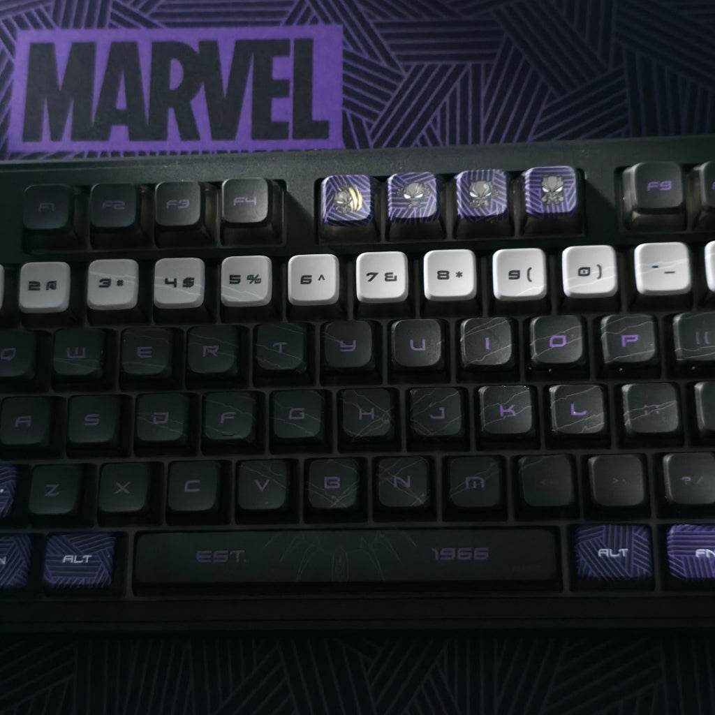 MKB Marvel Black Panther GMK75/GMK80 Full Build Keyboard
