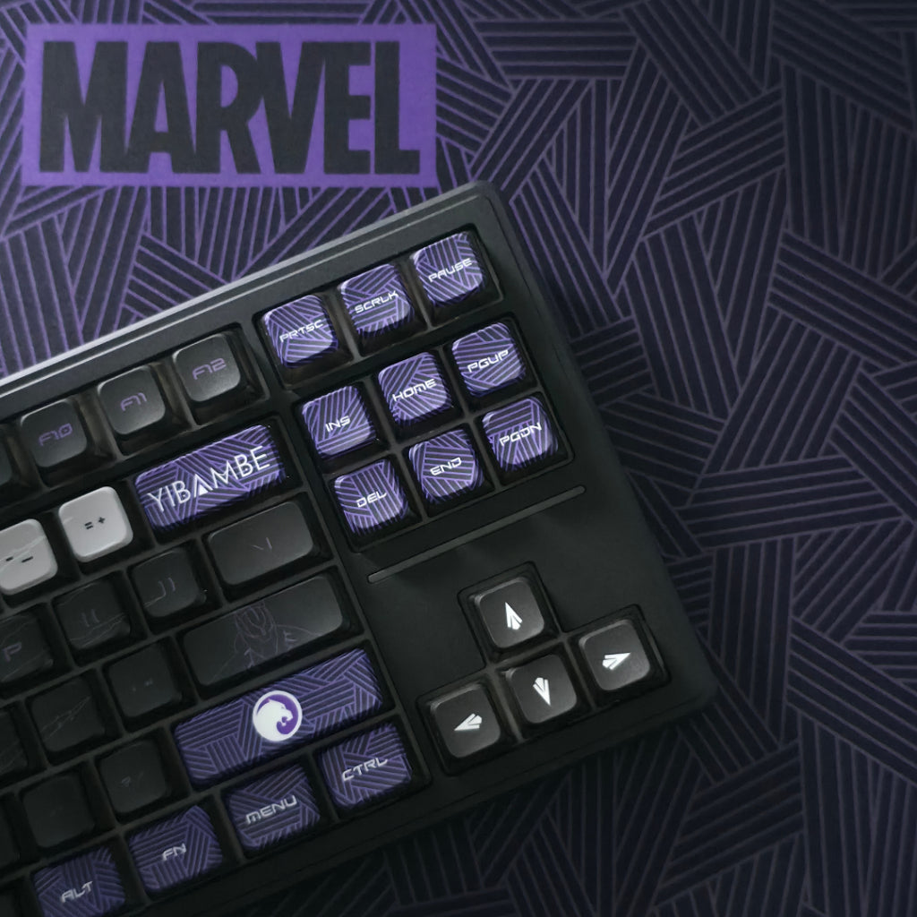 MKB Marvel Black Panther GMK75/GMK80 Full Build Keyboard