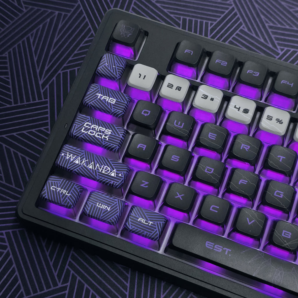 MKB Marvel Black Panther GMK75/GMK80 Full Build Keyboard
