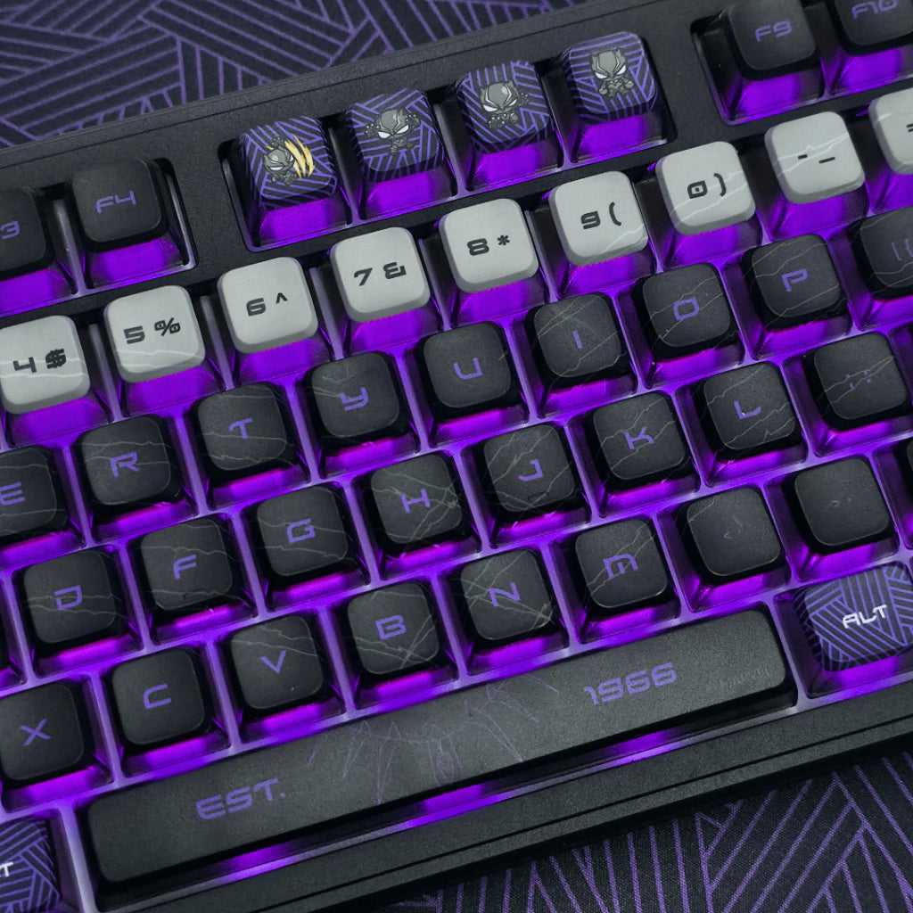 MKB Marvel Black Panther GMK75/GMK80 Full Build Keyboard