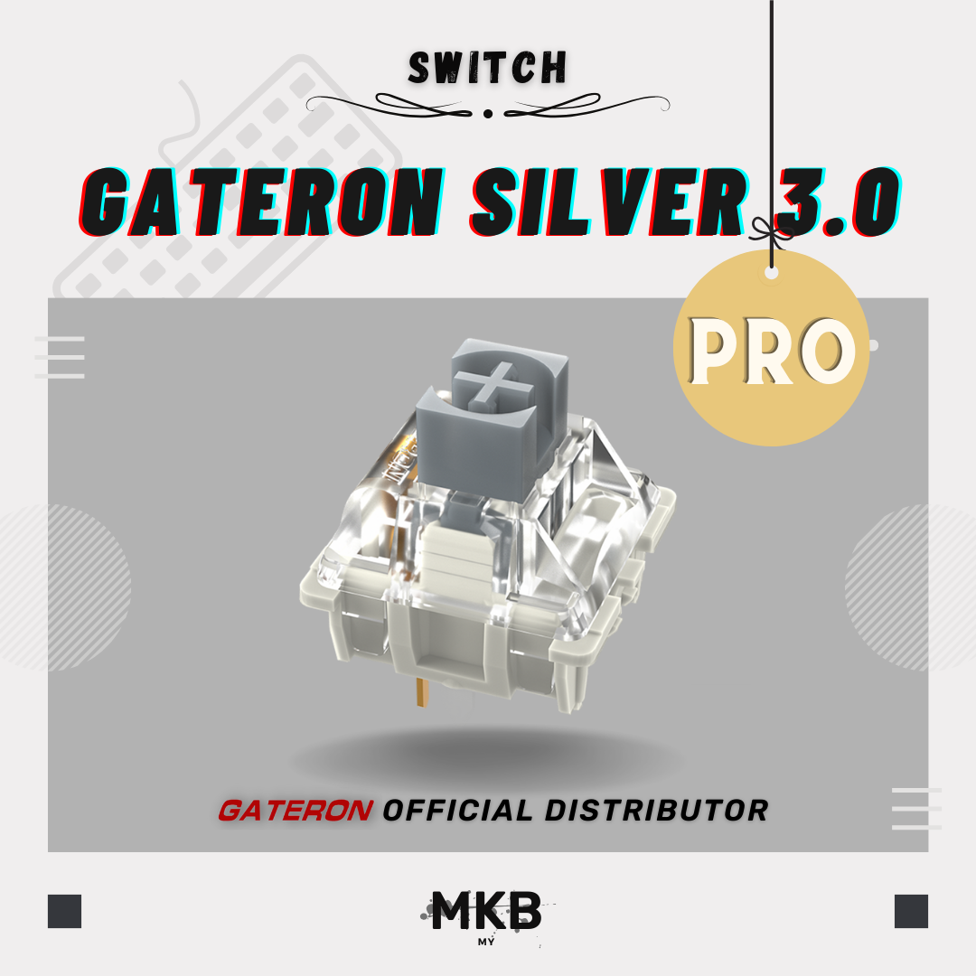 Gateron G Pro 3.0 Silver