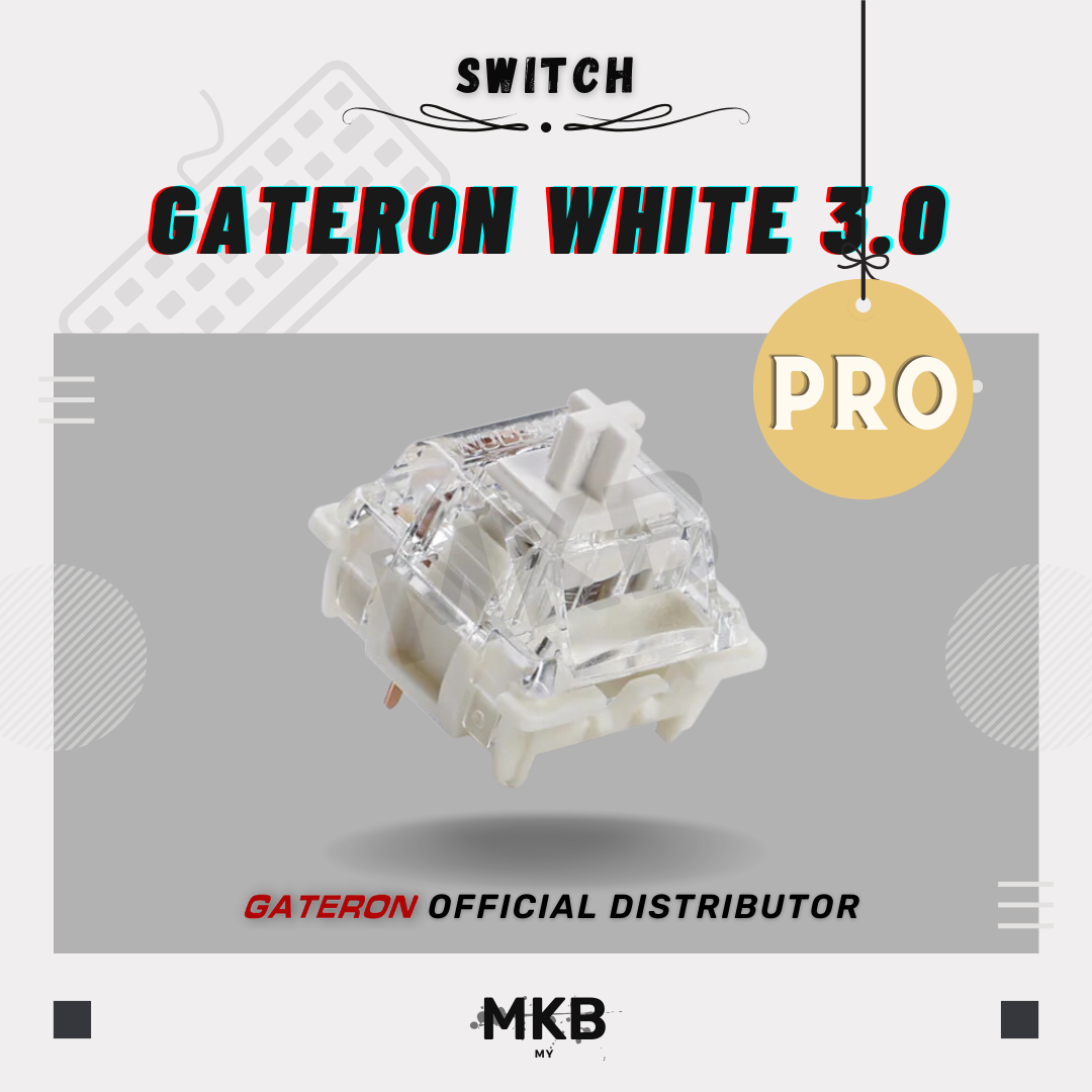 Gateron G Pro 3.0 White