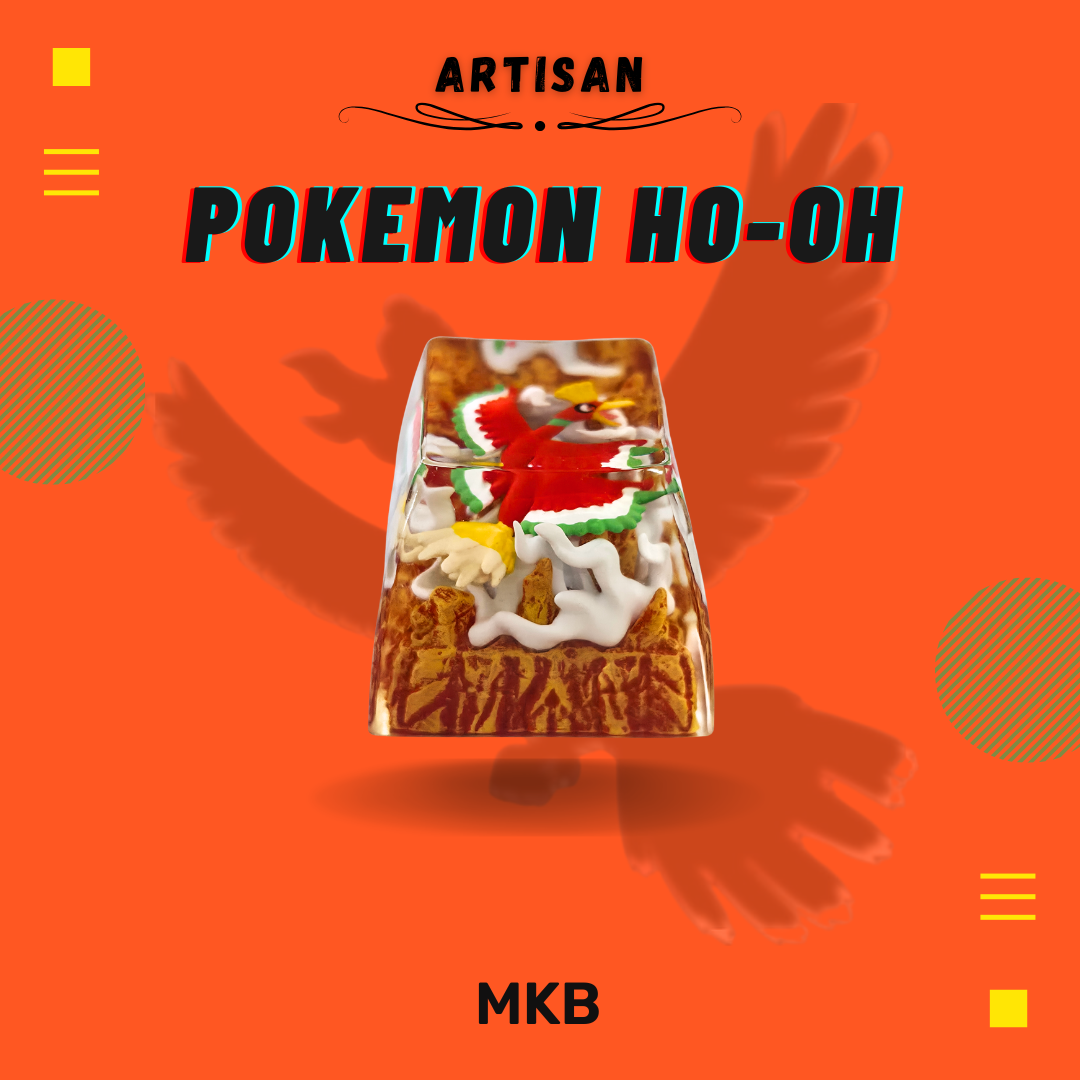 Artisan Pokemon Keycap -Ho Oh