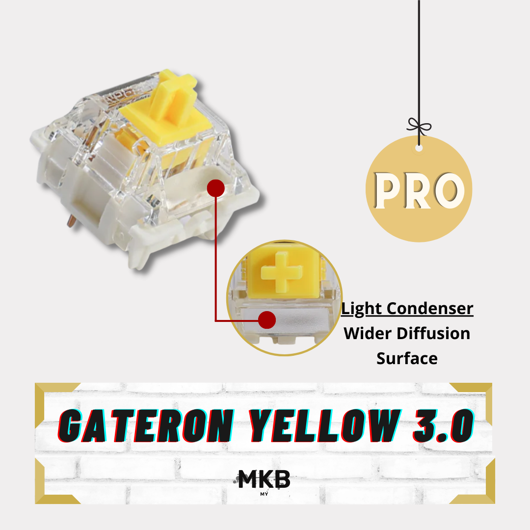 Gateron G PRO 3.0 Yellow