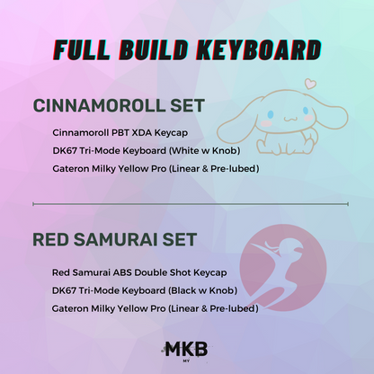 DK67 V3 Pro Red Samurai (Full Build)